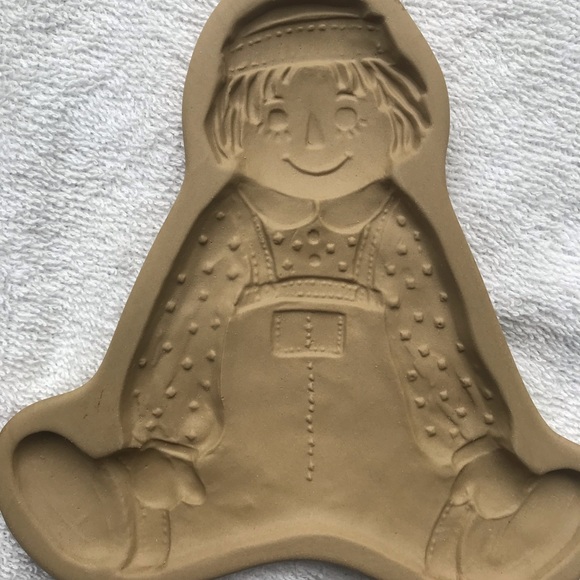 Raggedy Ann and Andy Brown Bag Cookie Art Molds 1985 1986 Hill Designs - Picture 4 of 7